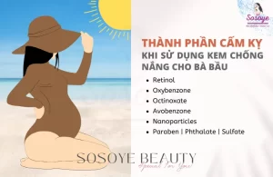 Những thành phần cấm kỵ khi sử dụng kem chống nắng cho bà bầu